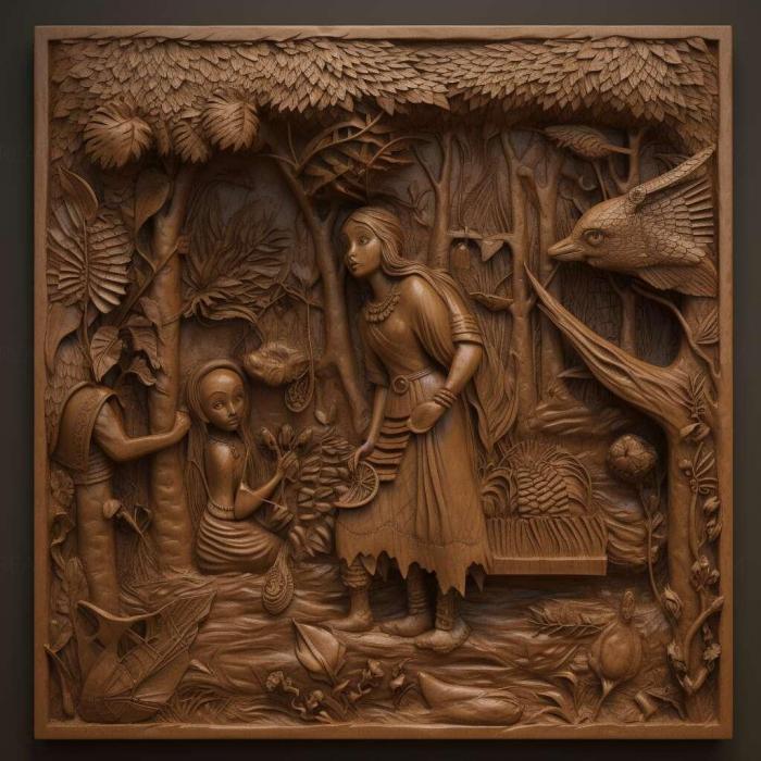 نموذج ثلاثي الأبعاد لآلة CNC 3D Art 